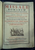 Missale Romanum ex decreto sacrosancti concilii Tridentini restitutum...